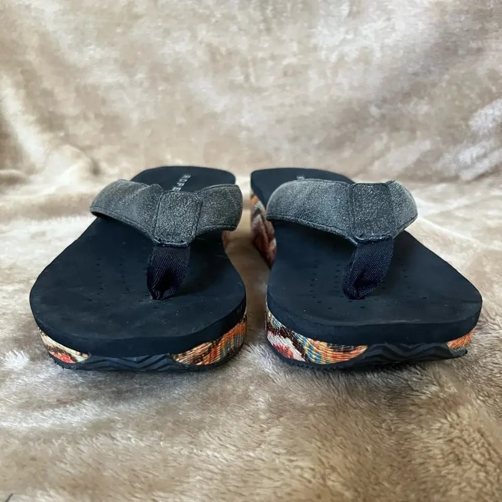 EUC Roper Wave‎ Low Wedge Sandal Women's Size 9 - Picture 6 of 9